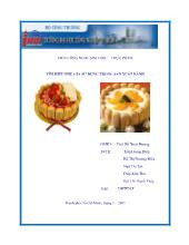 Tìm hiểu phụ gia sử dụng trong sản xuất bánh