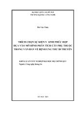 Trích chọn sự kiện y sinh phức hợp dựa vào mô hình phân tích cây phụ thuộc trong văn bản về bệnh ung thư di truyền