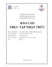Báo cáo Thực tập nhận thức tại Ban Quản lý dự án các công trình Điện miền Nam