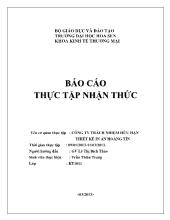 Báo cáo Thực tập nhận thức tại công ty trách nhiệm hữu hạn thiết kế in ấn Hoàng Tín