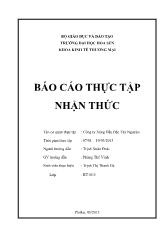Báo cáo Thực tập nhận thức tại Công ty Xăng Dầu Bắc Tây Nguyên