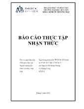 Báo cáo Thực tập nhận thức tại Ngân hàng phát triển thành phố Hồ Chí Minh- HDBank