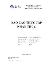 Báo cáo thực tập tại Công ty Cổ phần LILAMA18
