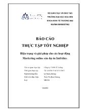 Hiện trạng và giải pháp cho các hoạt động Marketing online của dự án Imfriday