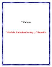 Tiểu luận Văn hóa kinh doanh công ty Vinamilk