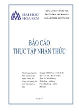 Báo cáo Thực tập nhận thức tại Công ty TNHH Vận Tải Thành phố Hồ Chí Minh