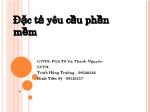 Đặc tả yêu cầu phần mềm