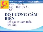 Đề tài Cảm biến độ ẩm