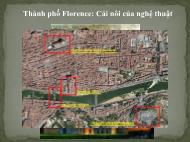 Thành phố Florence: Cái nôi của nghệ thuật