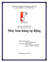 Báo cáo Bài tập lớn kỹ thuật vi xử lý máy bán hàng tự động