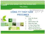 Báo cáo Đánh giá tác động môi trường ở công ty thủy sản Procimex