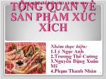Công nghệ chế biến thịt và thủy sản - Xúc xích