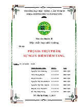 Đề tài Phụ gia thực phẩm, sự nguy hiểm tiềm tàng