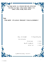 Đề tài Tìm hiểu về agile project management