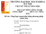 Đề tài: Tổng hợp isoparafin bằng phương pháp isome hóa