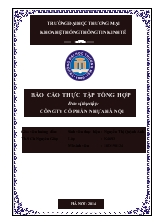 Tình hình hoạt động tại Công ty cổ phần nhựa Hà Nội
