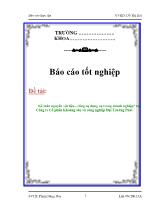 Đề tài Kế toán nguyên vật liệu - Công cụ dụng cụ trong doanh nghiệp” tại Công ty Cổ phần Khoáng sản và công nghiệp Đại Trường Phát