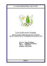 Đề tài Nâng cao hiệu quả quản lý văn bản quản lý nhà nước tại văn phòng ủy ban nhân dân huyện Ý Yên