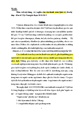 Đề tài Phân tích nội dung và ý nghĩa cán cân thanh toán Quốc tế, liên hệ thực tiễn với Việt Nam giai đoạn 2010 - 2012
