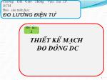 Đề tài Thiết kế mạch đo dòng DC