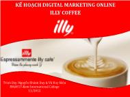 Kế hoạch digital marketing online illy coffee