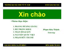 Môi trường quản trị