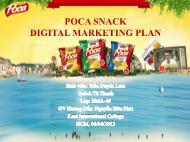 Poca snack digital marketing plan