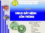 Seminar virus gây bệnh côn trùng
