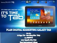 Ý tưởng digital marketing samsung galaxy tab