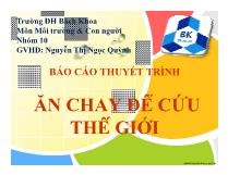 Ăn chay để cứu thế giới