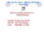 Bài giảng điện tử: Photpho