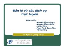 Bán lẻ và các dịch vụ trực tuyến