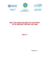 Báo cáo Đánh giá lĩnh vực cấp nước và vệ sinh môi trường Việt Nam