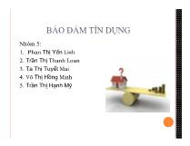 Bảo đảm tín dụng