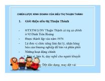 Chiến lược kinh doanh của siêu thị Thuận Thành