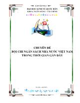 Chuyên đề Bội chi ngân sách nhà nước Việt Nam trong thời gian gần đây