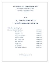 Đề tài Dự án giàn thép đỗ xe tại thành phố Hồ Chí Minh