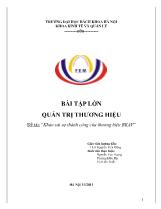Đề tài Khảo sát sự thành công của thương hiệu Bkav