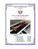 Đề tài Môn vi điều khiển xe dò line mcr micom car rally