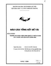 Đề tài Nghiên cứu hoàn thiện công nghệ và thiết bị UASB xử lý nước thải sản xuất đường mía