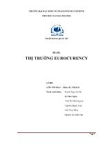 Đề tài Thị trường eurocurency