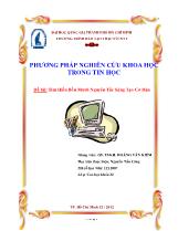 Đề tài Tìm hiểu bốn mươi nguyên tắc sáng tạo cơ bản