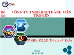 Đề tài Tìm hiểu về Công ty TNHH hai thành viên trở lên