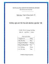 Đề tài Tồng quan về ngân hàng quốc tế