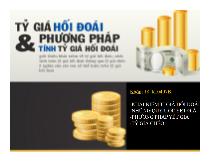 Đề tài Tỷ giá hối đoái và phương pháp tính tỷ giá hối đoái