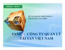 Đề tài Vamc – công ty quản lý tài sản Việt Nam