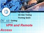 Đề tài VPN and Remote Access