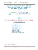 Đề tài Xây dựng hệ thống lương của doanh nghiệp