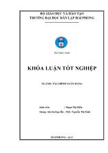 Khóa luận Giải pháp nâng cao chất lượng tín dụng khách hàng cá nhân tại ngân hàng thương mại cổ phần công thương Việt Nam - Chi nhánh Hồng Bàng