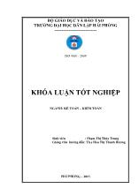 Khóa luận Hoàn thiện công tác lập và phân tích bảng cân đối kế toán tại công ty TNHH MTV đóng và sửa chữa tàu Hải Long